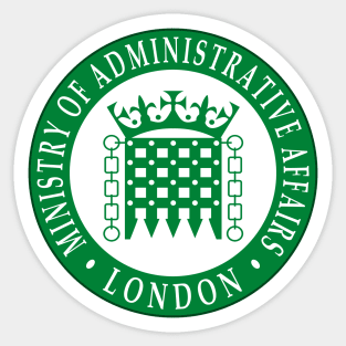 Ministry of Administrative Affairs (Yes Minister) Sticker